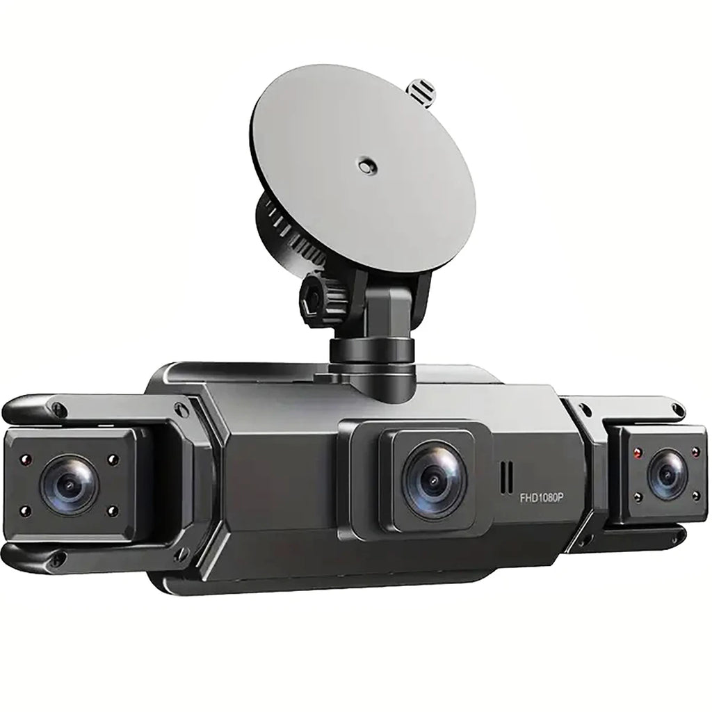 Dash Cam 4Channel 360° Car Camera Black Box 128G Front Left Right Rear View Car DVR Video Recorder G-Sensor 24H Parking Monitor Magic Electronics Sb7767e075a5f4b47ba4057264075f5edQ