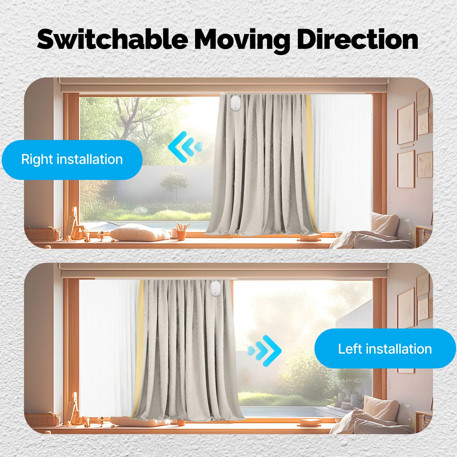 MOES Tuya ZigBee Smart Electric Curtain Robot Timing Auto Opener Closer Light Sensor App Remote Control Support Alexa GoogleHome Magic Electronics Sb7dd8c165de74baf80e4af7a1618ceceJ_c6a5c7f9-3ca6-4496-aaf1-27515554ad90