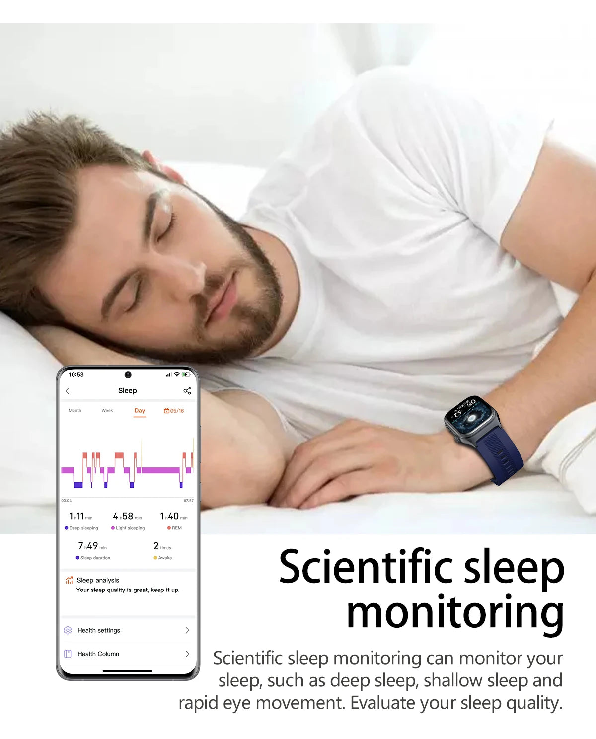 2026 New Upgrade AI Diagnostic Airbag Precise Blood Pressure Health SmartWatch Uric Acid ECG Blood lipids Smartwatch Men Women Magic Electronics Sb7eff6ecc64b45ac830e140a07999283y
