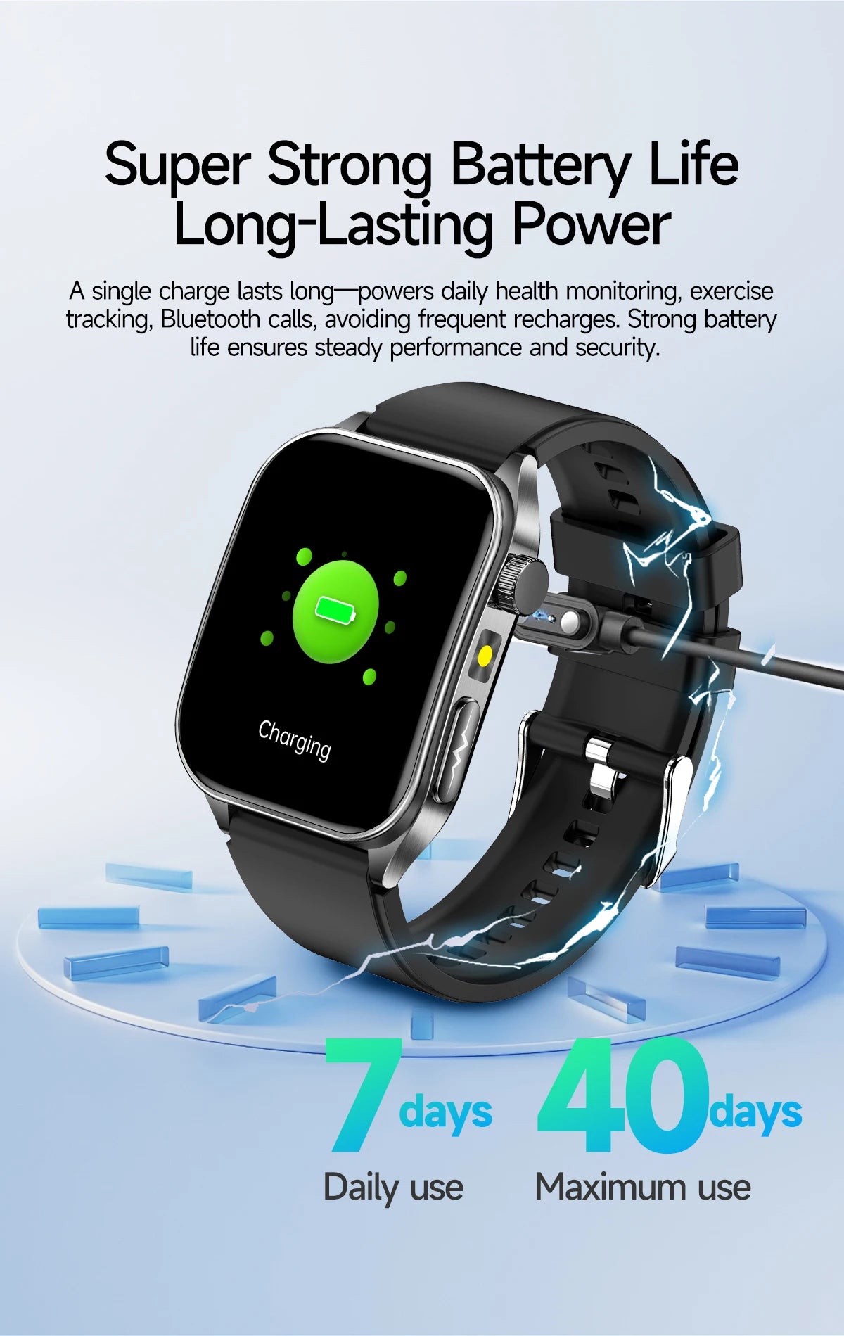 New Laser Treatment Three High Smart Watch Men ECG Heart Rate Uric Acid Health Tracker 1.95 inches Sapphire Glass SmartBracelet Magic Electronics Sb8218b57a10e410da491bb53e2869726P