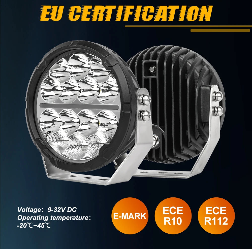 CO LIGHT Round LED Offroad Lights 7 Inch Spot Driving Light Pods with DRL Super Bright Off Road Ditch Work Light Bar for SUV Magic Electronics Sb8316afc17e1401ebed7adfaec40f9f6G_81ca835d-3172-4ed3-863b-7cdd675d5500