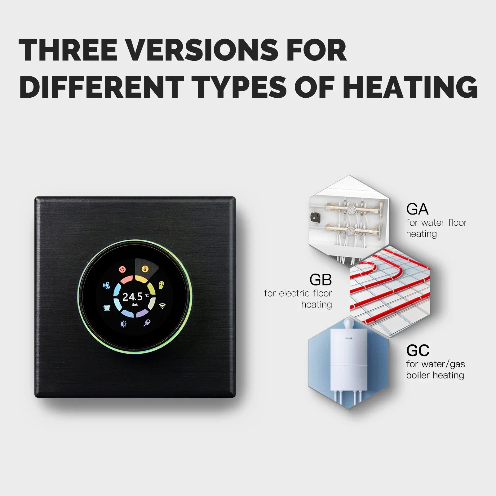 WiFi Smart Home Heating Knob Thermostat Temperature Controller For Water Gas Boiler Electric Heating Works with Alexa GoogleHome - Magic Electronics