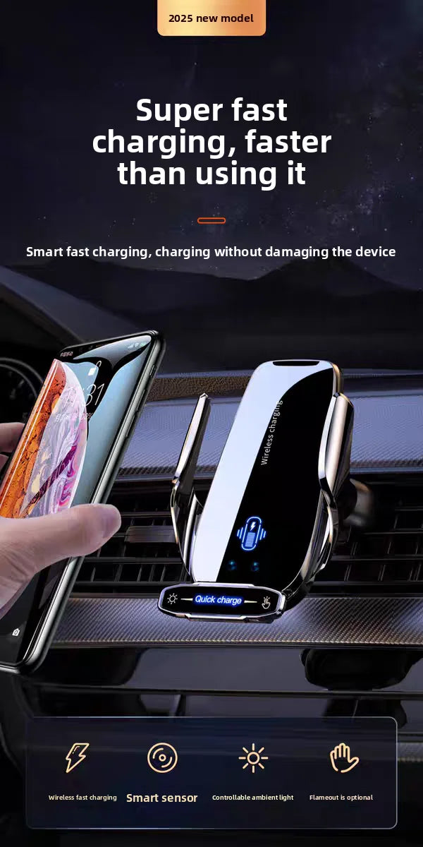 Wireless Charger For Car Mobile Cell Phone Holder Support For Mobile Car Mount Automotive Electric Induction Auto Clamping Magic Electronics Sb94aea306db341f99ab09d7ac153d433R