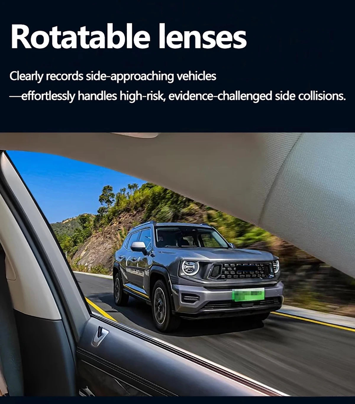 DashCam Car Dvr Video Recorder 4 Channels 360° WIFI Front inside Rotatable Rear View Camera 24h Parking Monitor Car dash cam Magic Electronics Sb95fb62b1a094f2cb47b0b1751058660p
