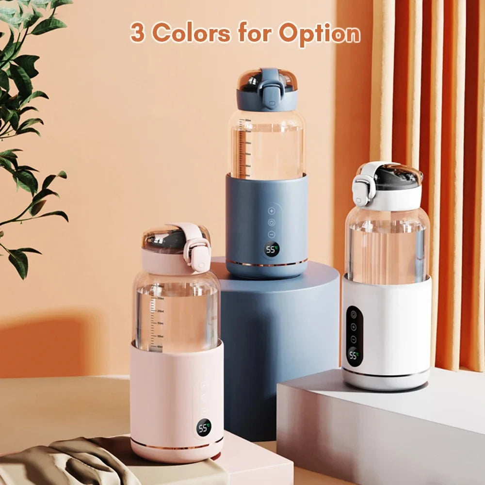 Portable Electric Baby Bottle Warmer USB Charge 300ML Outdoor Dissolve Formula Milk Instant Travel Portable Water Warmer Heater Magic Electronics Sb97f5ea56c6f4a758aa2021c9fd0922cf