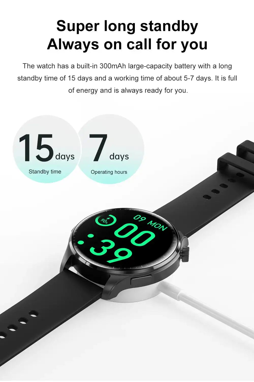2026 New GPS SmartWatch BluetoothCall IP68 Waterproof AMOLED Screen Custom AOD Watch Face Sport Smartwatch Men Women Android iOS - Magic Electronics