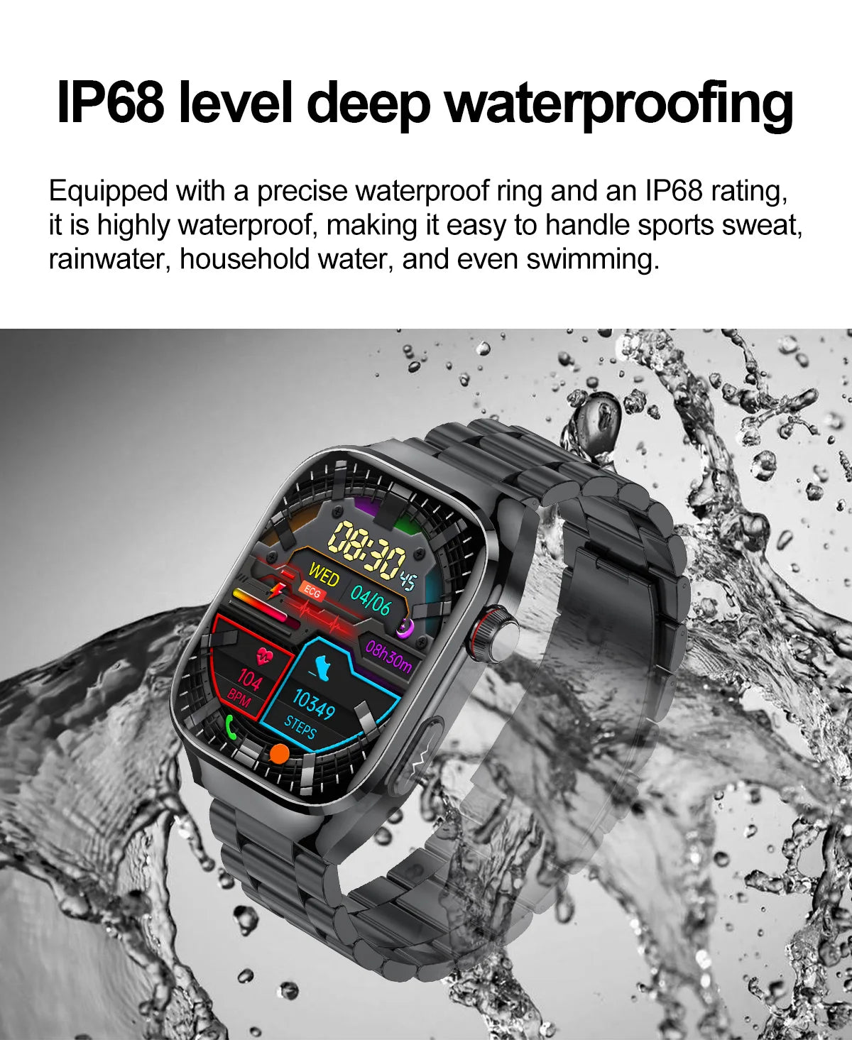 2025New Micro Physical Examination Smart Watch For Men Uric Acid Body Fat Five Organ Health Watches Bluetooth Call SmartBracelet Magic Electronics Sba13febd85654818913688aa26dea21fu