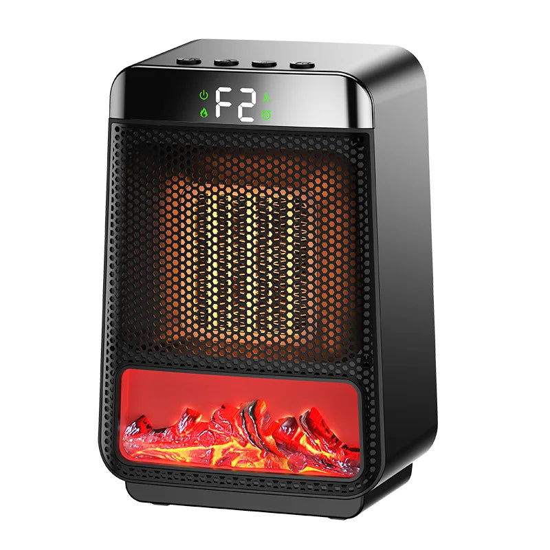 Portable Desktop PTC quick heating shaking head electric both cooling and heating small household With Remote Control 1000W - Magic Electronics
