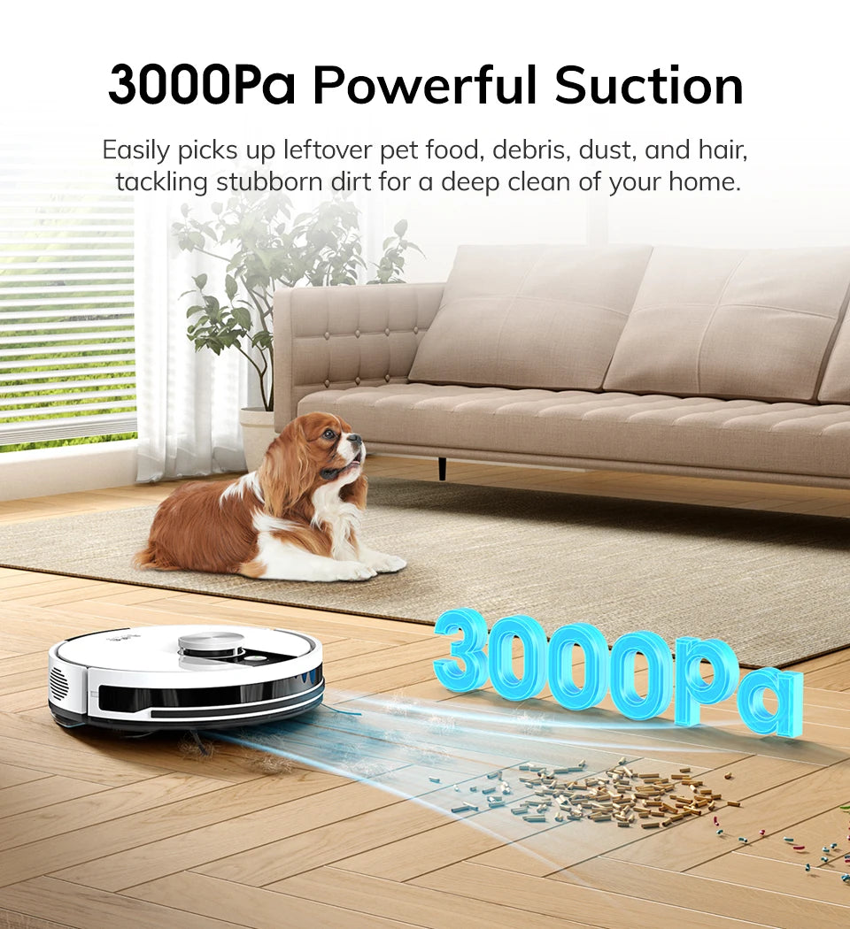 ILIFE A12 Pro Robot Vacuum and Mop Combo,LIDAR Navigation, self collection dust, 3000Pa suction, app/remote control Magic Electronics Sbad101e0100b4d35a354c07effcee11dD