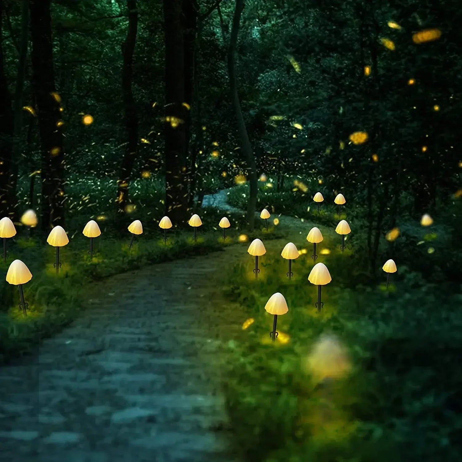 10 LED Solar Mushroom Lights Outdoor Waterproof Decorative Street Lights for Lawn Garden Patio Christmas Holiday Decoration Magic Electronics Sbcdbdf1b47ff495182dc3f8558745b2cE