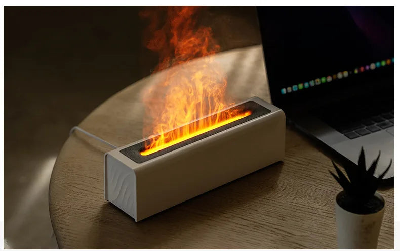 Colorful Simulation Flame Diffuser USB Plug-in Fragrance Office Home Flame Humidification Diffuser Diffuser Magic Electronics Sbcde769f5b1e49679a27150bf7fc3228q