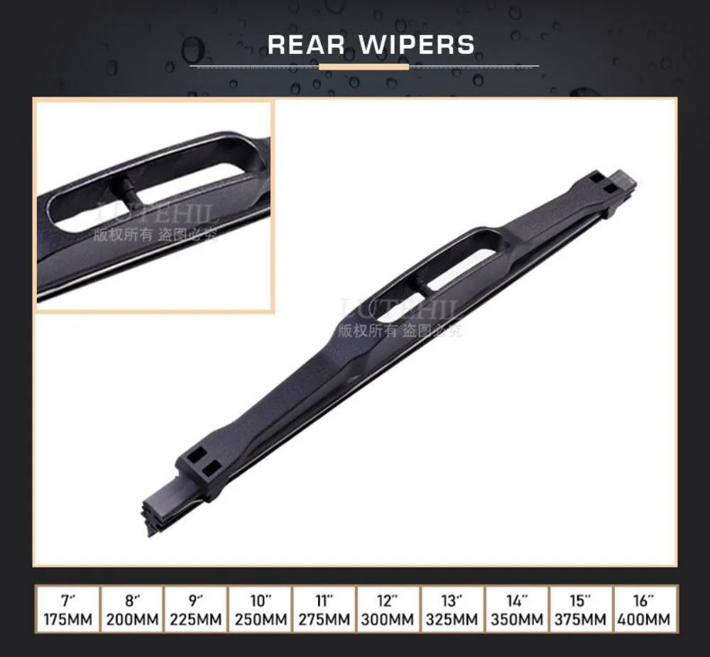 For Citroen DS4/5 2010-2020 2011 2012 2013 2014 Wiper Front & Rear Wiper Blades Windshield Windscreen Window Brushes 30"+26"+7" Magic Electronics Sbce5f8607f8c414cbf6f4f4f1878e711w