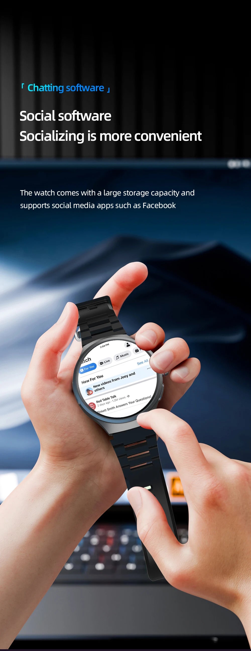Original VP50 Smartwatch 4G/5G Sim Card Android 10.0 System 180° Pull out Camera GPS WIFI Play Game Compass NFC WIFI Smart Watch Magic Electronics Sbe2cfea41470498585e51d0c5cd19ee1e