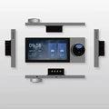 Smart Home Devices 6 Inch knx Multi-functional Touch Screen Control Panel Central Controller for Scenes Switch - Magic Electronics