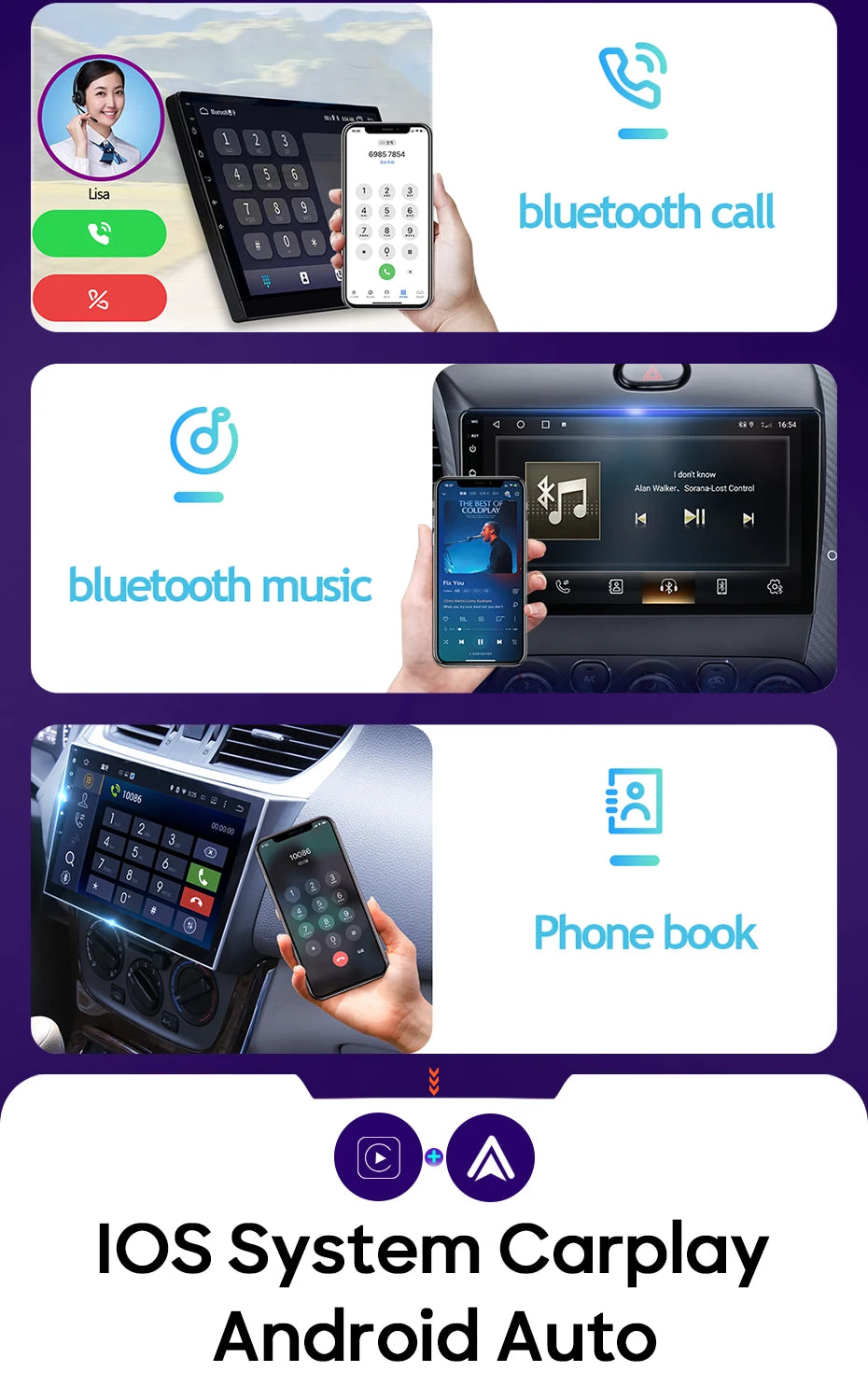 For Ford Kuga MK1 2008-2012 For Ford C-MAX CMAX 2003-2010 Car Radio Carplay Navigation GPS Android Auto Android 15 No 2din WiFi Magic Electronics Sc134a1b733374a0b83747264d50cb67eZ