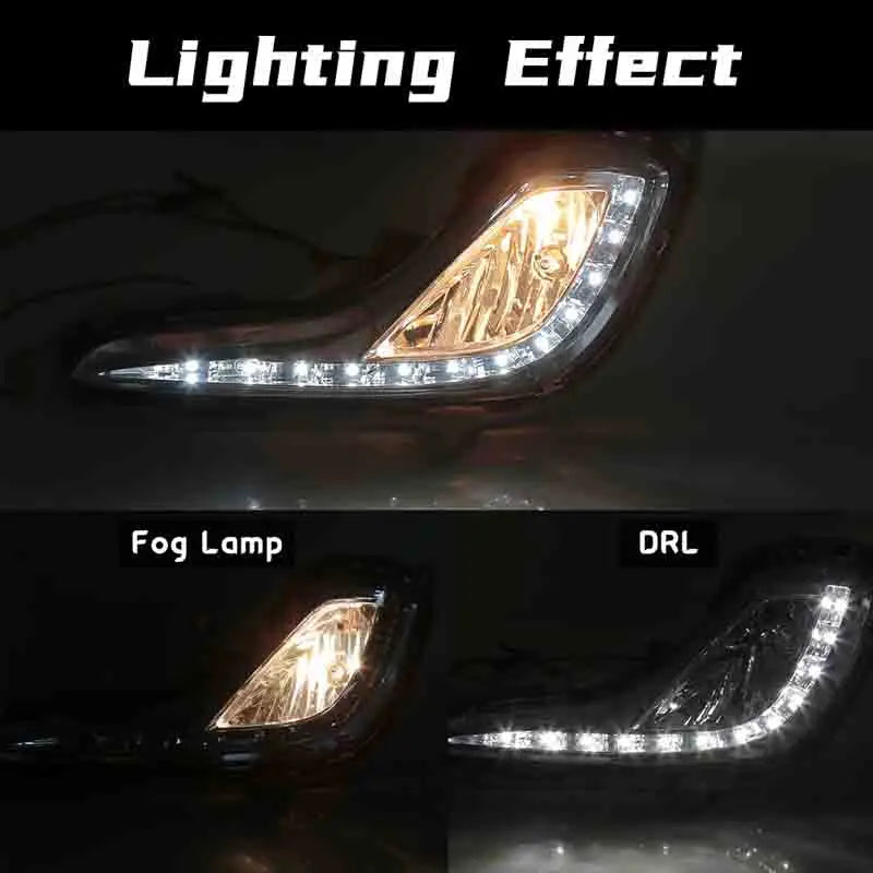 DRL LED Daytime Running Light Fog Lamp For Hyundai Accent 2012 2013 2014 2015 2016 2017 Car Auto Headlight Waterproof Daylights Magic Electronics Sc139dd3ab2ee44fd93e8c30ac291d2d9r