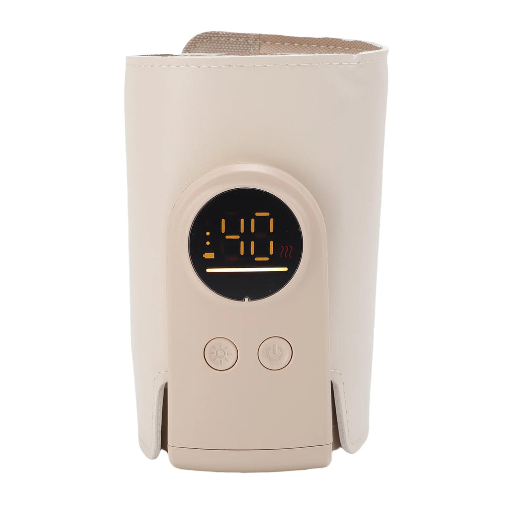 Cordless Baby Bottle Warmer Wrap Portable LED Display Fast Baby Milk Warmer Cover for Breastmilk Milk Warmer for Breastmilk Beige USB Magic Electronics Sc17b460e7fce4d0ba1a979412702e478m Beige USB