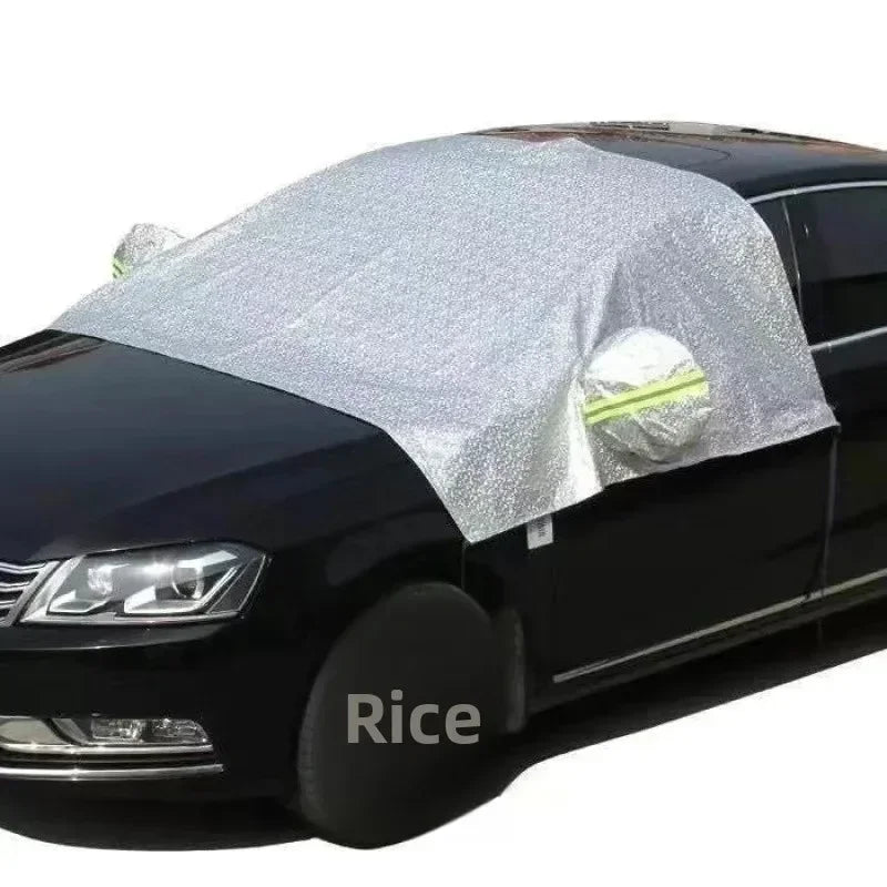 Reflective Waterproof Car Snow Cover Universal Sunshade Sun Shade for Snowproof Anti Scratch Windshield Silver-coated Protector Magic Electronics Sc1b5d14717384676877fd2e1e875000eu