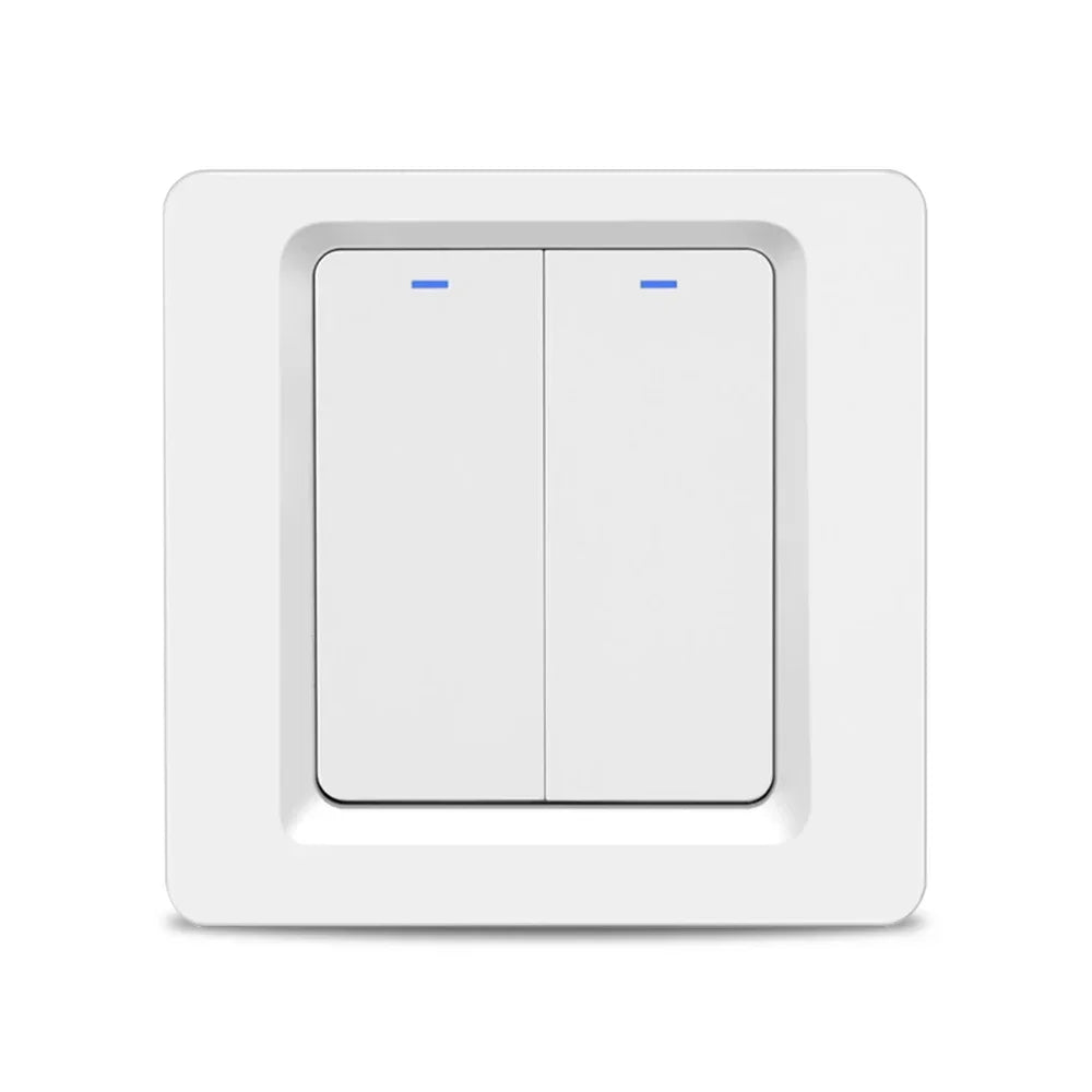 Smart Home Homekit Smart WiFi Push Button Wall Switches 1/2/3Gang LED Room Lights for iphones Works with Siri Voice