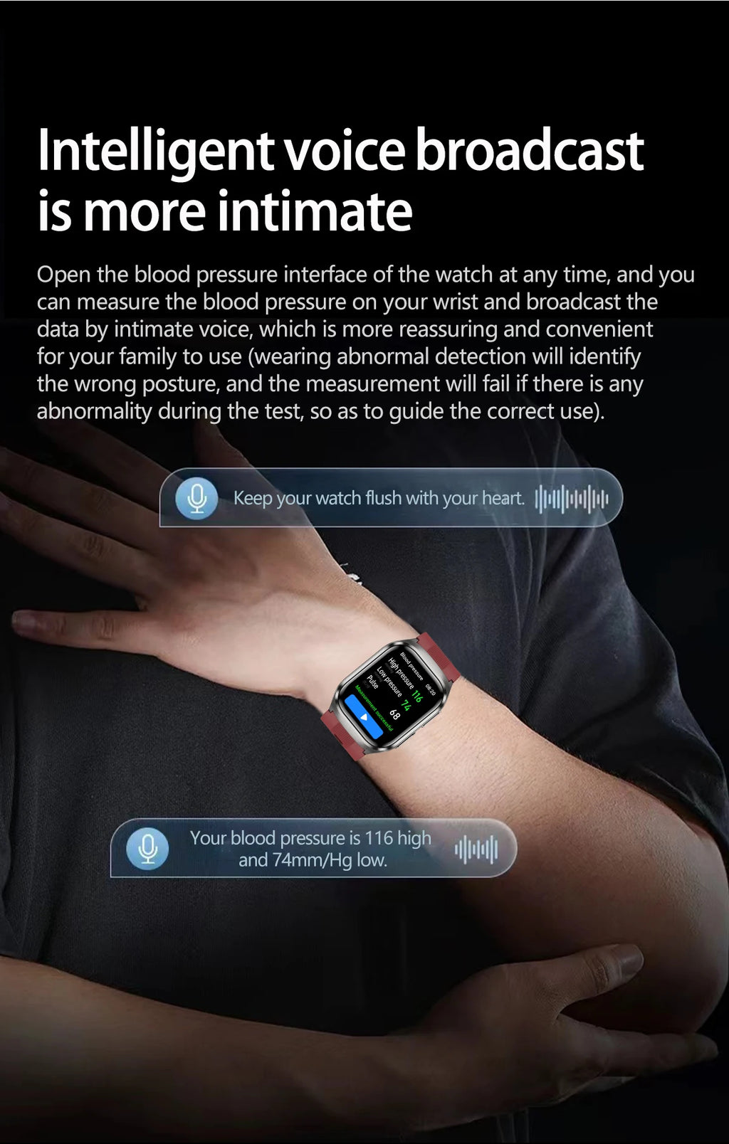 2026 New Upgrade AI Diagnostic Airbag Precise Blood Pressure Health SmartWatch Uric Acid ECG Blood lipids Smartwatch Men Women Magic Electronics Sc1e84561021248deb068432289ed8f52c