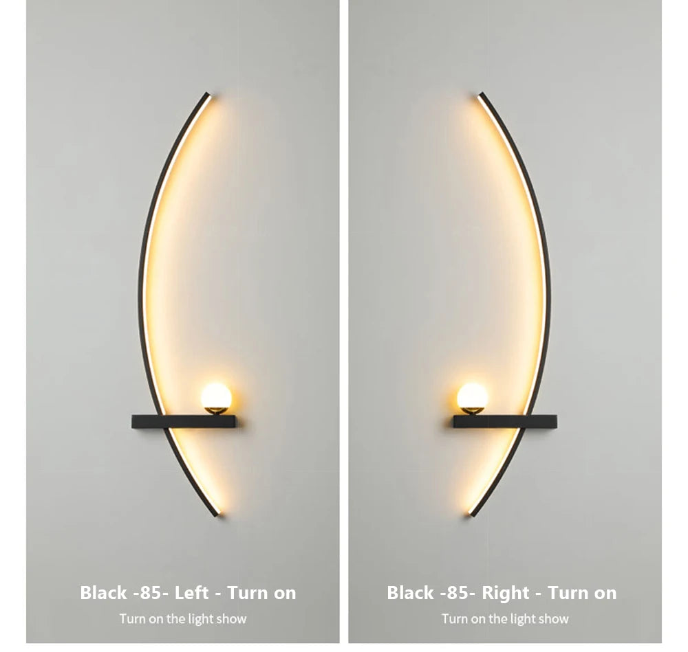 Smart LED Wall Lamp 55/105CM Remote Control Left Right Lighting Bedside Wall Sconces Bedroom Living Room Home Led Lights Lustre Magic Electronics Sc2cc7444915b4feba693bb01e6e5e31e6