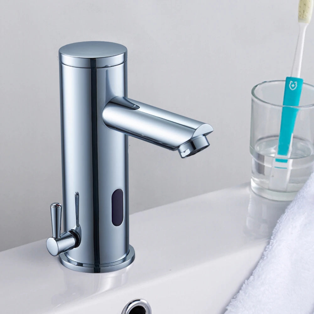 Infrared Bathroom Tap Bathroom Single Lever Faucets non-contact sink faucet Automatic Hand Basin Faucets Magic Electronics Sc740962f094c4f799588f181558a4c80R