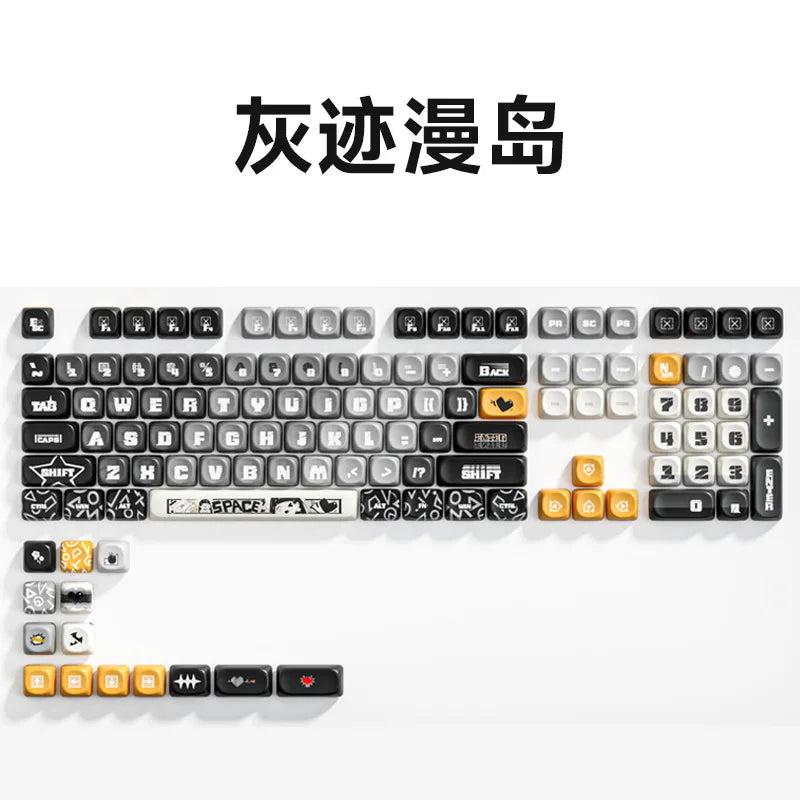 aula f75 keycaps keycap set for mechanical keyboard key caps кейкапы 68/75/81/87/98 purple blue pink FJMD-125 Keycaps Magic Electronics Sc89f10ef13a140ad90c2c11cb60ab3f0l FJMD-125 Keycaps