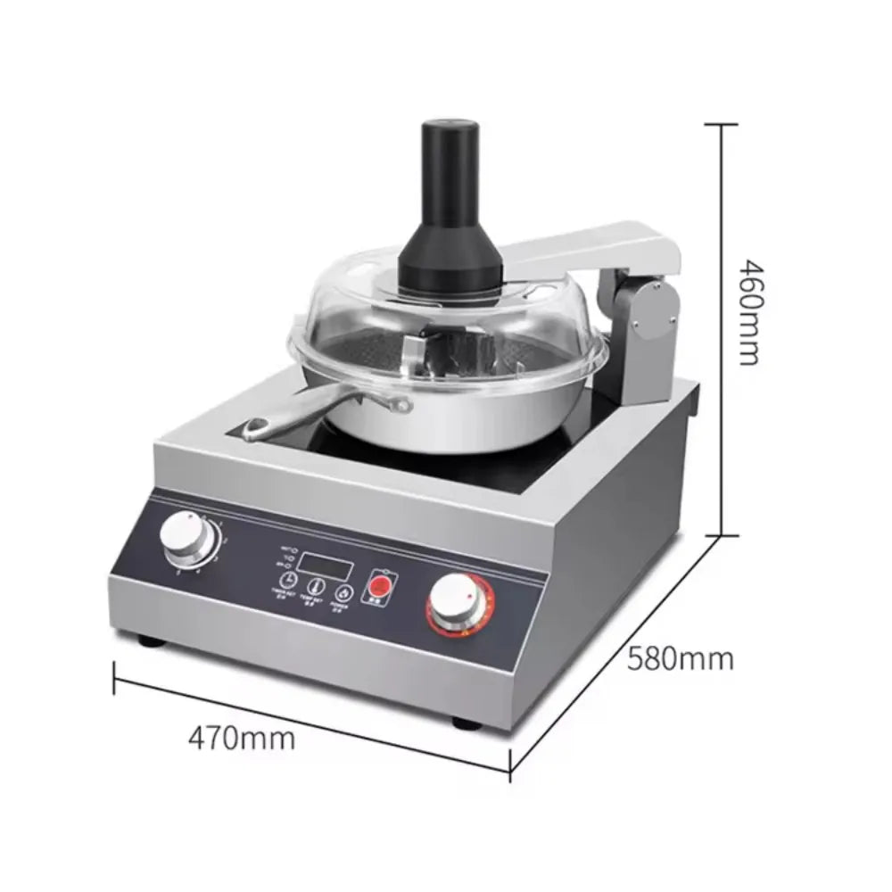 Commercial Cooking Robot Machine All-in-One Kitchen Cooker with Blender, Multifunctional, Fast Heat, Easy Clean, for Restaurant - Magic Electronics