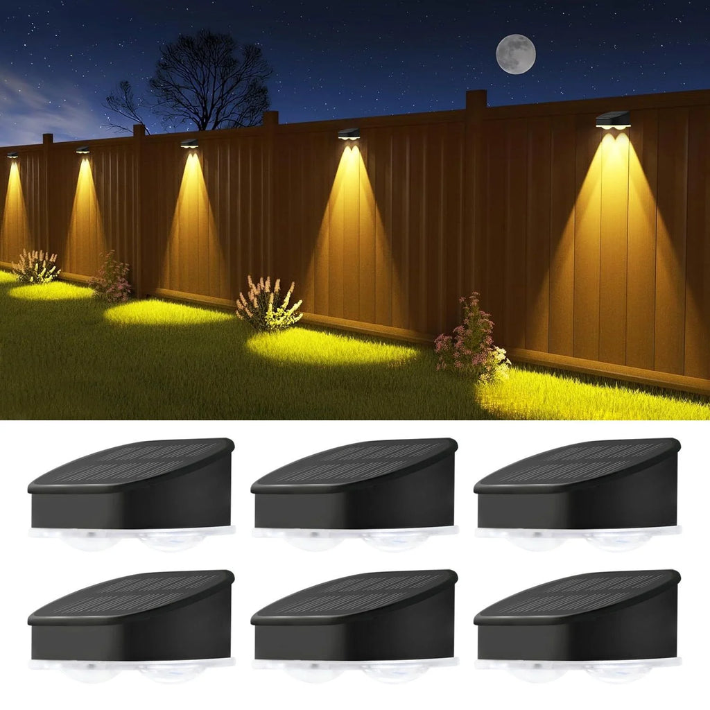 Solar LED Light Outdoor Waterproof Garden Decor Solar Powered Lamp Super Bright Villa Door Number Balcony Sunlight Wall Lighting - Magic Electronics