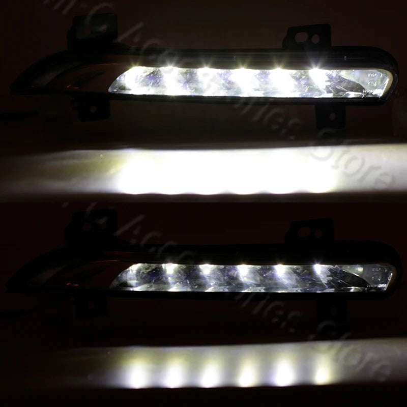 LED DRL Day Light Front Bumper DRL Daytime Driving Running Lamp For Renault Fluence 2014 2015 2016 2017-2021 266057986 266005976 Magic Electronics Sc93e6af078b94ddc953867e70920db68T