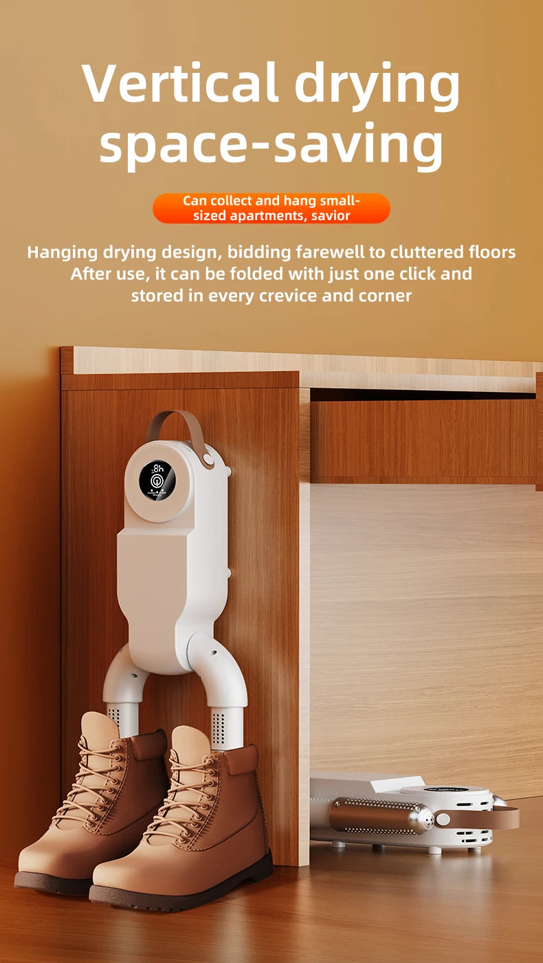 HOMEFISH Intelligent Shoe Dryer Quick Drying Deodorizing Sterilizing Adjustable Timer Household Shoe Warmer And Heater - Magic Electronics