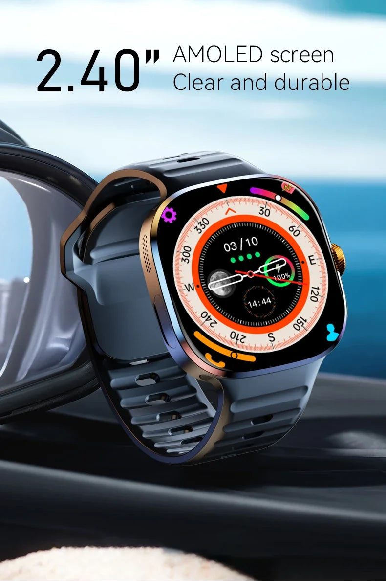 New M99 5G Cellular Version Smartwatch 2.4inch Amoled Larger Screen Android Smart Watch With Rotary Camera Sim Card Slot WIFI - Magic Electronics