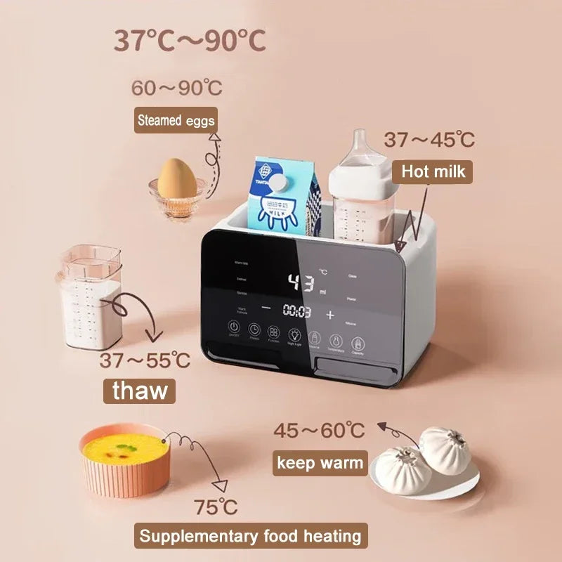 Baby Bottle Warmer Multifunction Sterilizer Accurate Temperature Control Fast Milk Bottle Warmers with Timer Newborn Accessories Magic Electronics Scb3d65890d9b49da9ad6d18a826342881