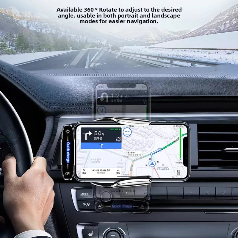 Wireless Charger For Car Mobile Cell Phone Holder Support For Mobile Car Mount Automotive Electric Induction Auto Clamping Magic Electronics Scba44a6a306e4fa9b1f1aa74dc2312de3
