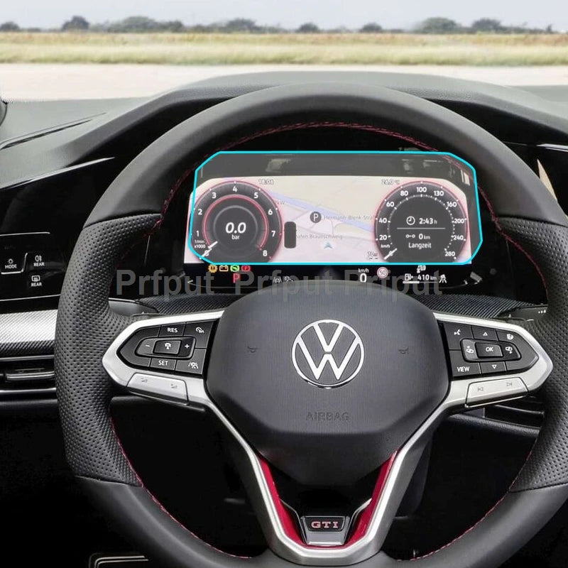 Tempered glass screen protector film For Volkswagen VW Golf 8.5 MK8.5 Variant 2024 2025 12.9 inch Car infotainment radio GPS instrument protector Magic Electronics Scba635184b604f009c3638c91452d85cT instrument protector