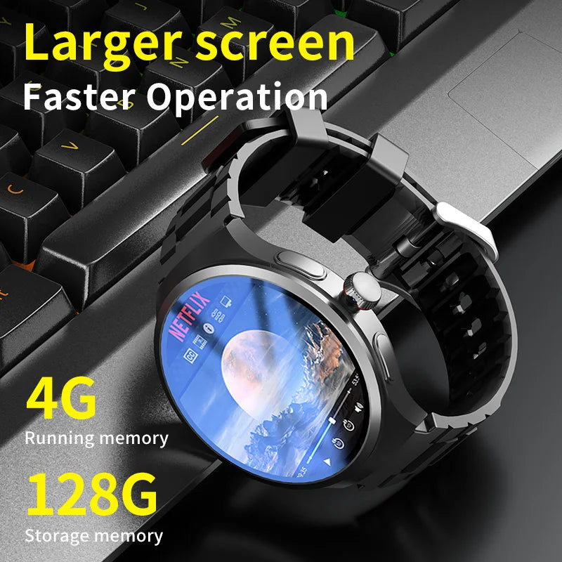 Original VP50 Smartwatch 4G/5G Sim Card Android 10.0 System 180° Pull out Camera GPS WIFI Play Game Compass NFC WIFI Smart Watch Magic Electronics Scbfa31b895354906bacf5c6b715253e89