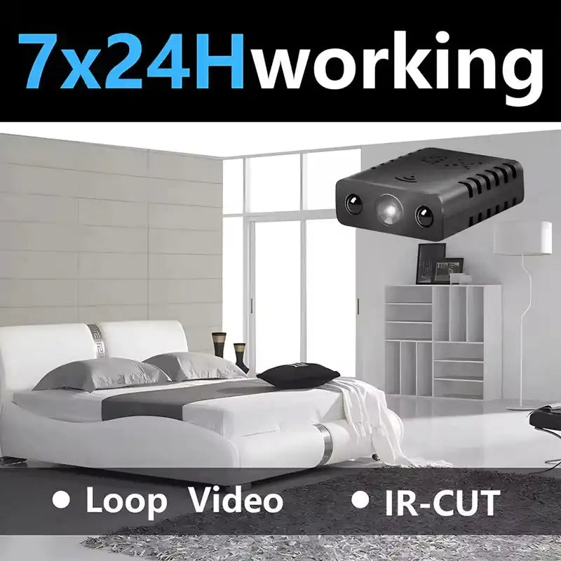 1080P HD Mini Wifi Camera XD Wire Camera Smart Home Security indoor Anti-theft IP Camera Video Voice APP Real-time Cam - Magic Electronics