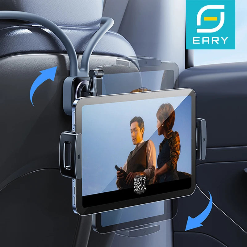 Eary for iPad Holder Flexible Car Accessories for Women Kid Road Trip Travel Essentials Car Back Seat Organizer for Tablet Stand Magic Electronics Scc7e8d2433024c49bd085f310e34df70x