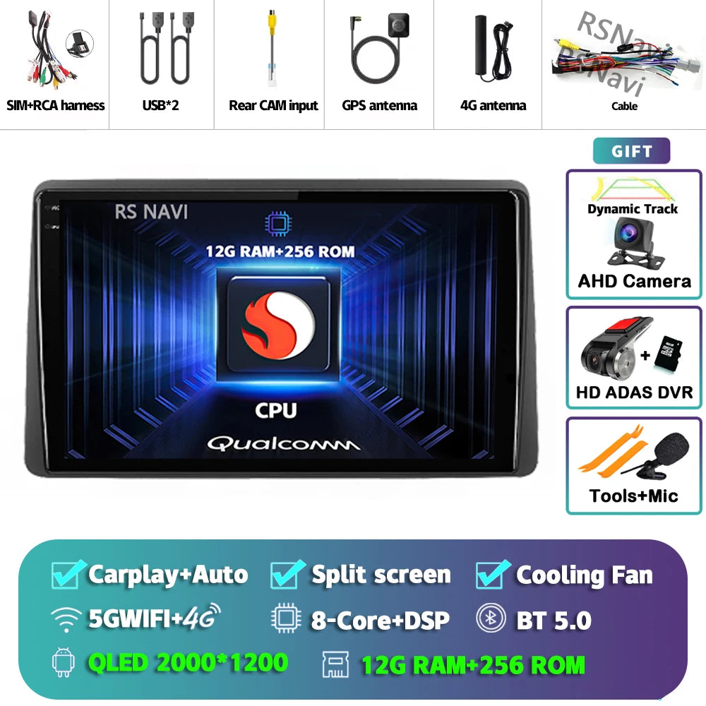 Android 15 Carplay Auto For Renault Duster HM 2 2020 - 2023 Arkana 1 I 2019 - 2023 Car Radio Navigation Video Player 2Din Stereo 2K 12G-256G CAM DVR Magic Electronics Scca9cf6d6ac44144bd725c2e4a821c06W 2K 12G-256G CAM DVR