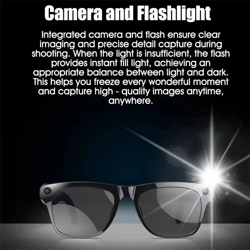 Lenovo 8K HDSmart AI Glasses With 100mp Camera Chat GPT Touch Sport Sunglasses Bluetooth Calling Music Player For Men Women Gift Magic Electronics Scec83f9574eb44e7a4cd81af4a11f6733