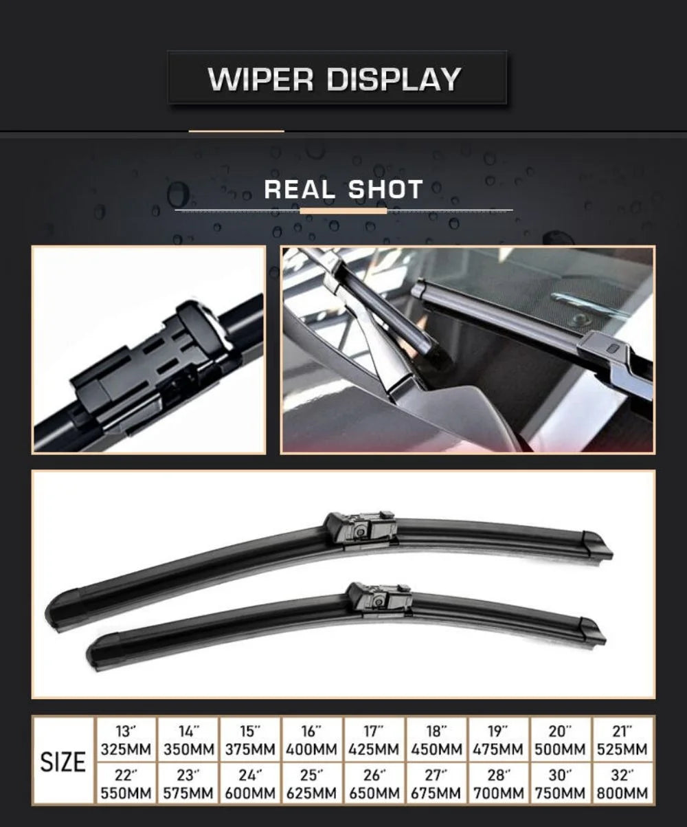 For Citroen DS4/5 2010-2020 2011 2012 2013 2014 Wiper Front & Rear Wiper Blades Windshield Windscreen Window Brushes 30"+26"+7" Magic Electronics Scf3b829869cd42b2abe9e6f191510029C