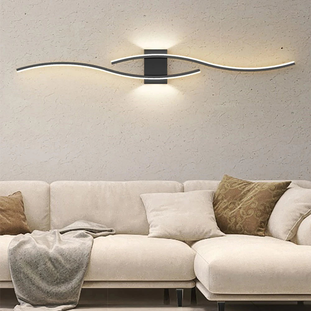 LED Wall Lamp Smart Remote Control Adjustable Color Temperature Brightness Bedroom Living Room Home Upper and Lower Led Lamps - Magic Electronics