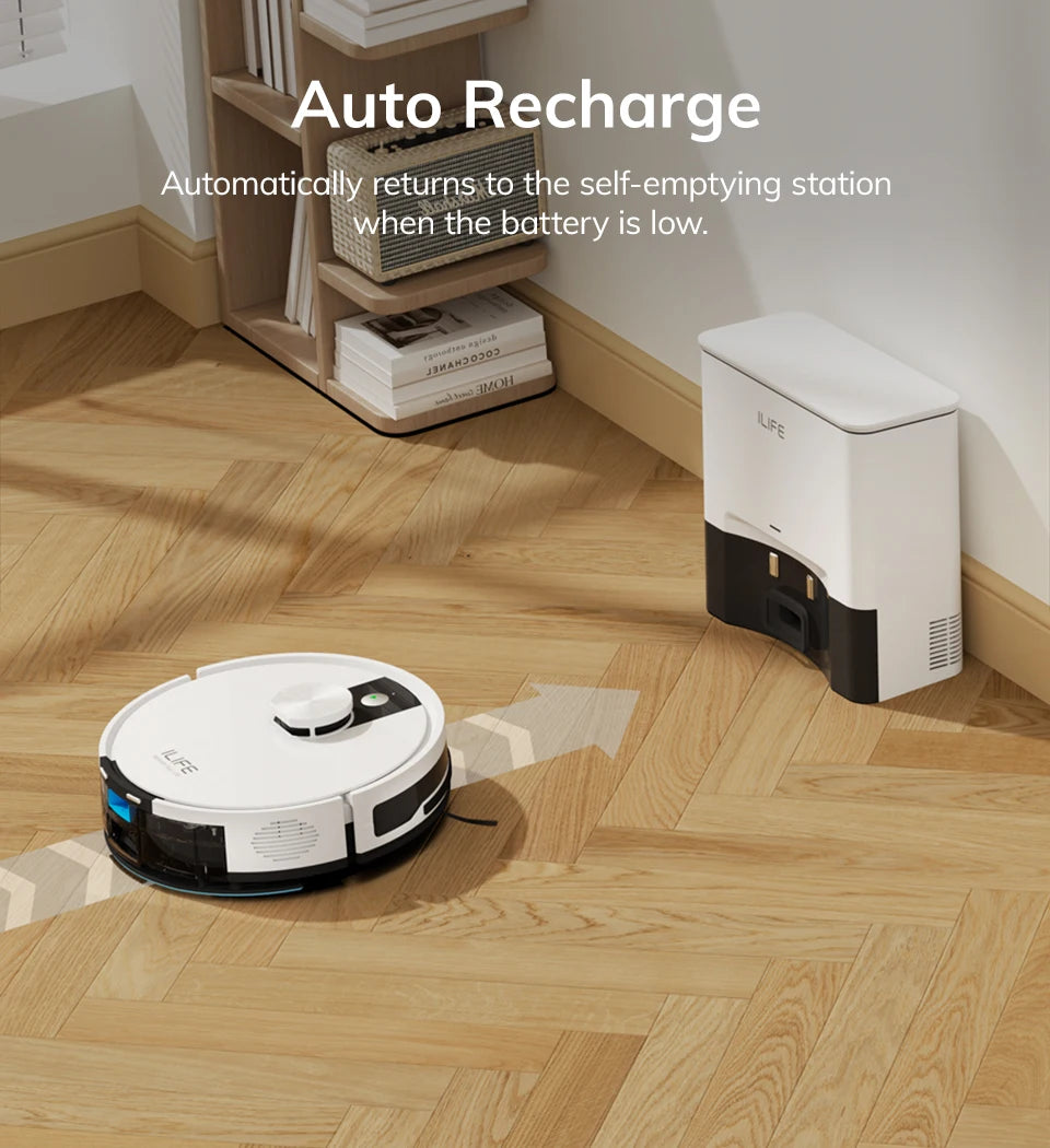 ILIFE A12 Pro Robot Vacuum and Mop Combo,LIDAR Navigation, self collection dust, 3000Pa suction, app/remote control Magic Electronics Sd07f9966dbcf4d74a40577869d58371fd