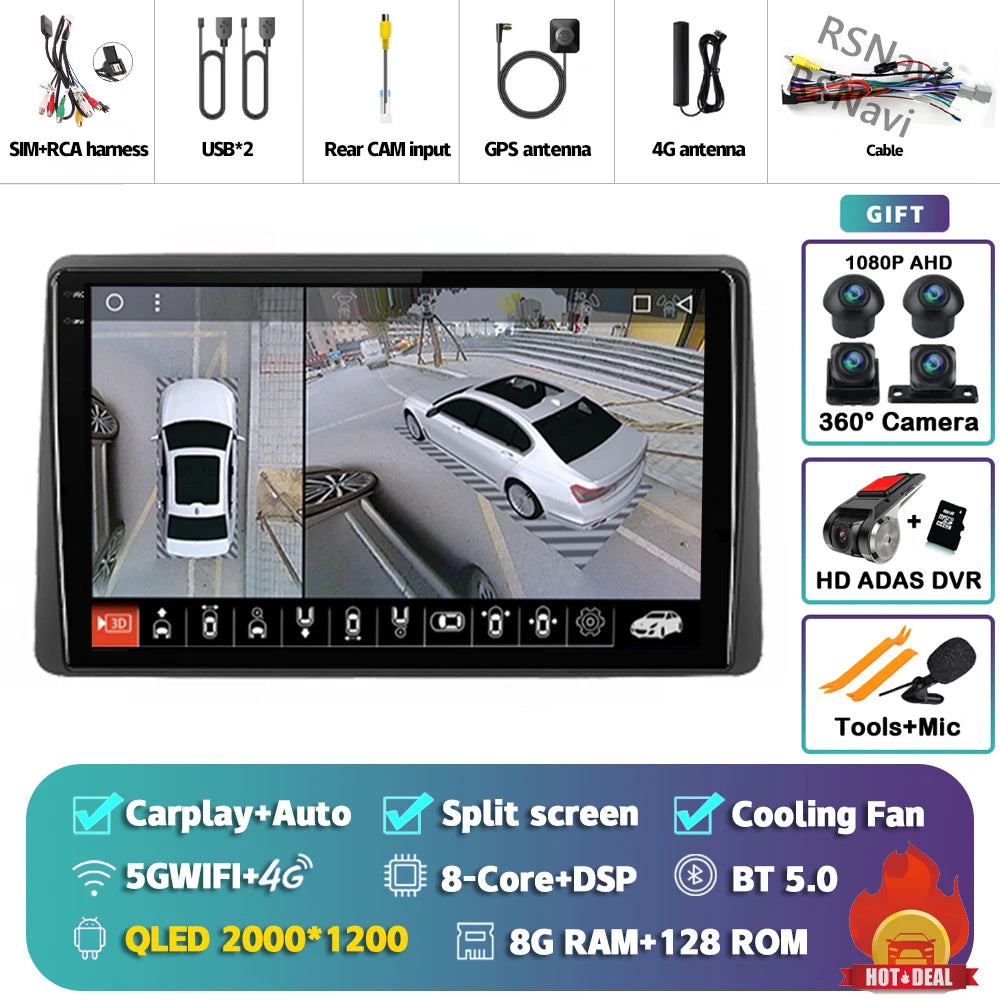 Android 15 Carplay Auto For Renault Duster HM 2 2020 - 2023 Arkana 1 I 2019 - 2023 Car Radio Navigation Video Player 2Din Stereo 2K 8G-128G 360 DVR Magic Electronics Sd16537a3a1584123b7a26802c28b9615c 2K 8G-128G 360 DVR
