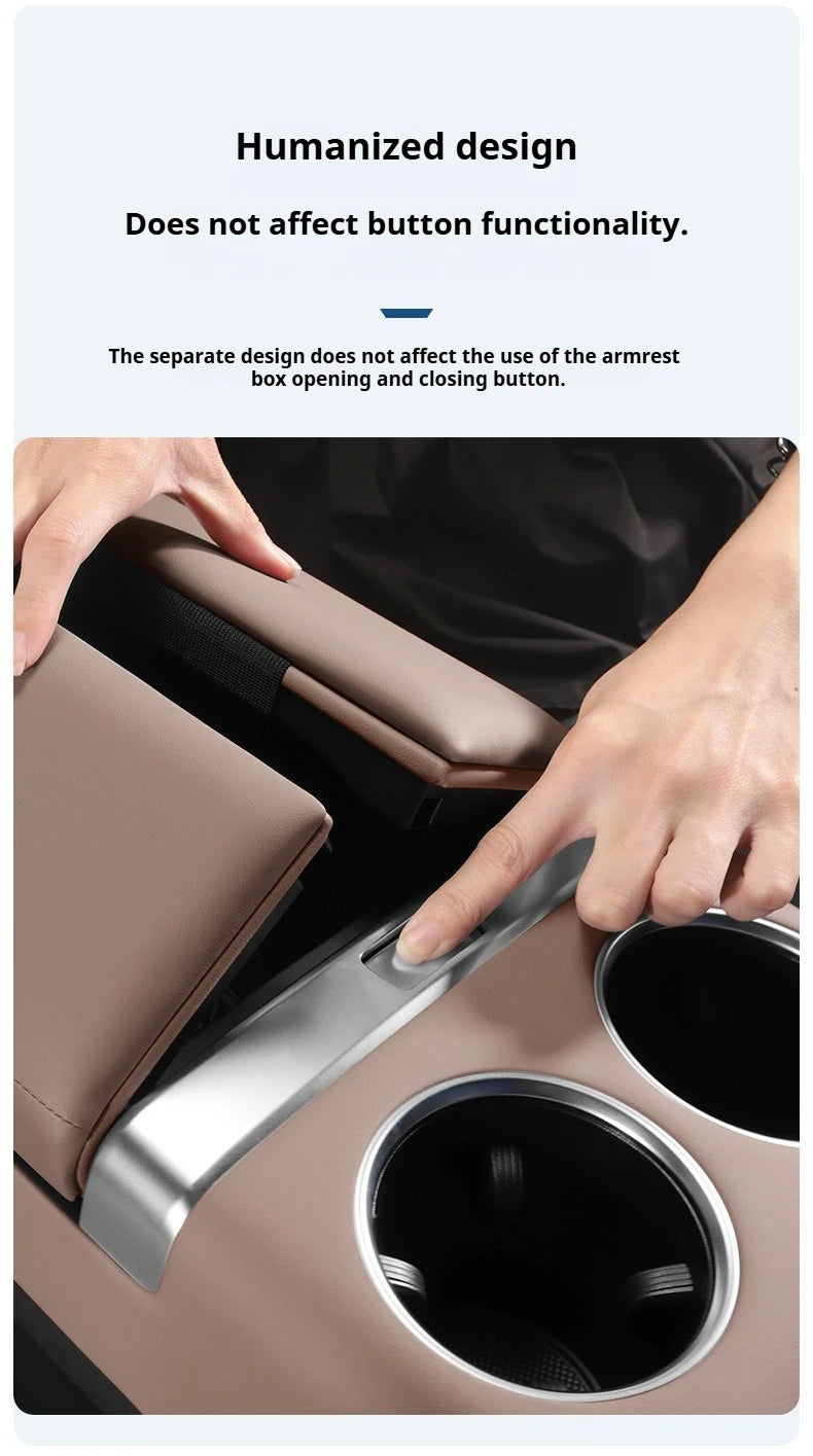 For Li Lixiang L6 L7 L8 L9 Car Armrest Box Protective Cover Ideal Armrest Box Height Increase Leather Scratch-Resistan Pad Magic Electronics Sd3109ffc499d4c4b87c61a0cab8d7205G