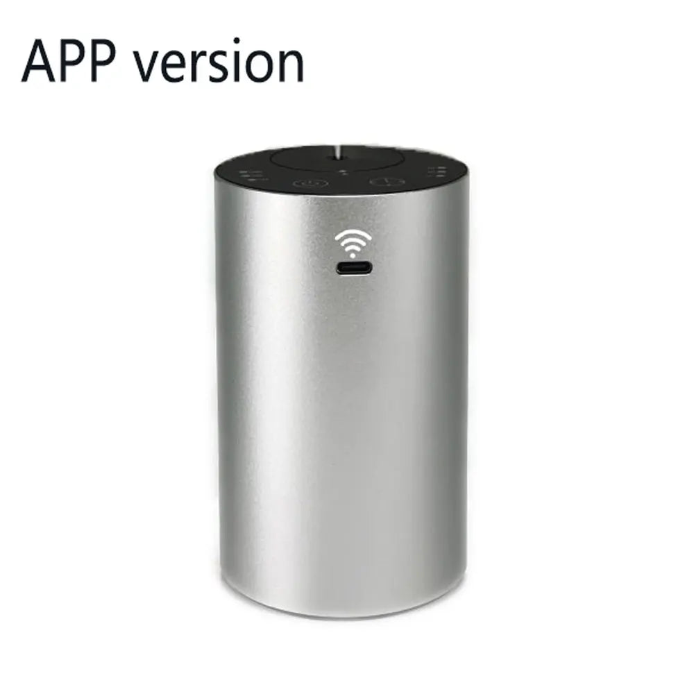 Portable Car Aroma Diffusers APP Connected Fragrance Smell Distributor Suitable for Office Home Car Fragrance Diffusers APP Silver Magic Electronics Sd380bc096e624dce9c52c4a4b3dbf158Z APP Silver