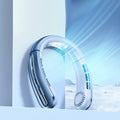 Lenovo Hanging Neck Fan Digital Display Power Ventilator Bladeless Neckband Fan Mini Air Cooler USB Rechargeable Electric Fans