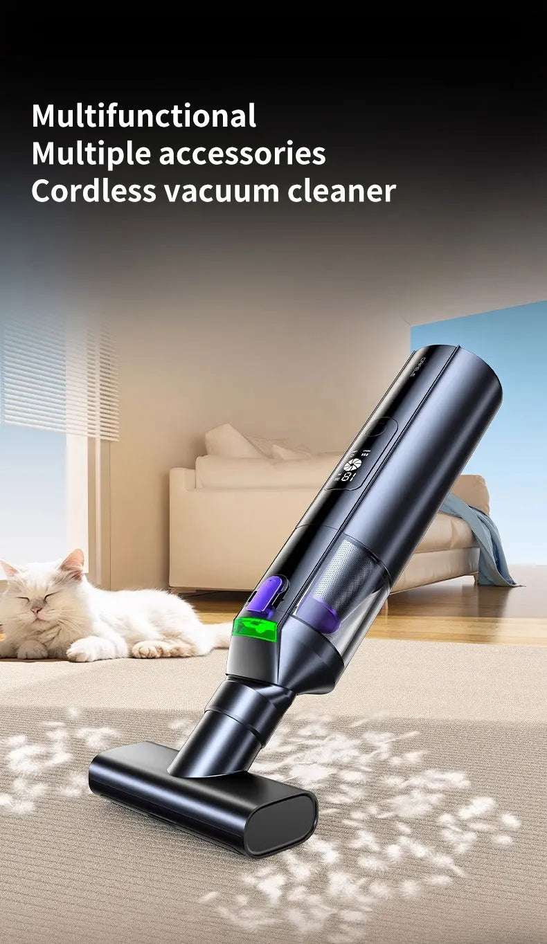 Cafele 15000Pa Wireless Vacuum Cleaner Portable Air Pump Vacuum Sealer Powerful Air Blower 4-in-1 For Car Home Office PC Clean Magic Electronics Sd60dd835f5b44915b058135d1339473db
