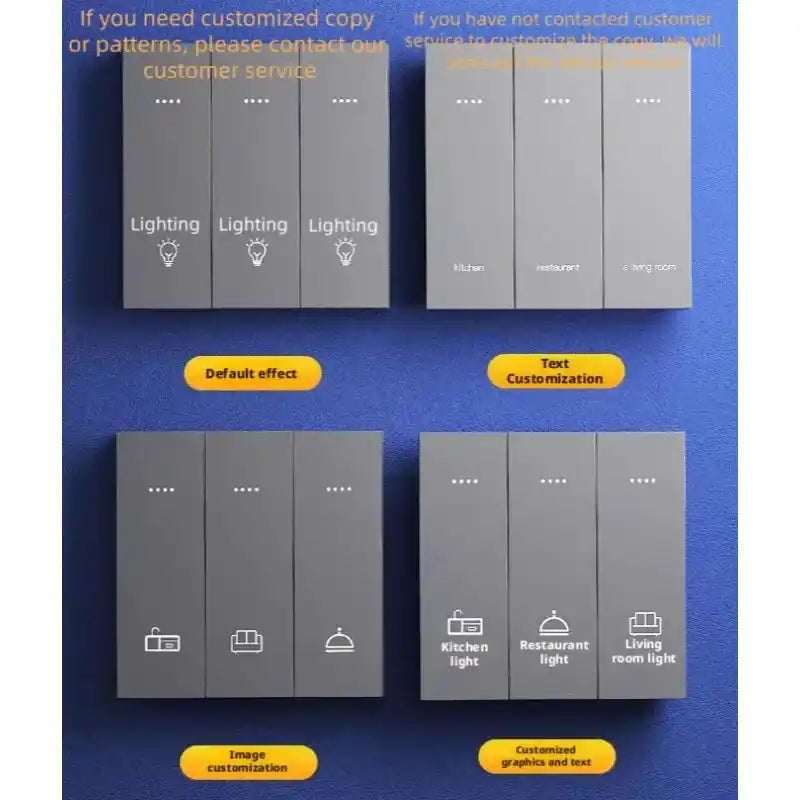 Zigbee Smart Switch Glass Panel Tuya Smart Home App Remote Control With Timer Function Voice Control Intelligent Button Switch - Magic Electronics