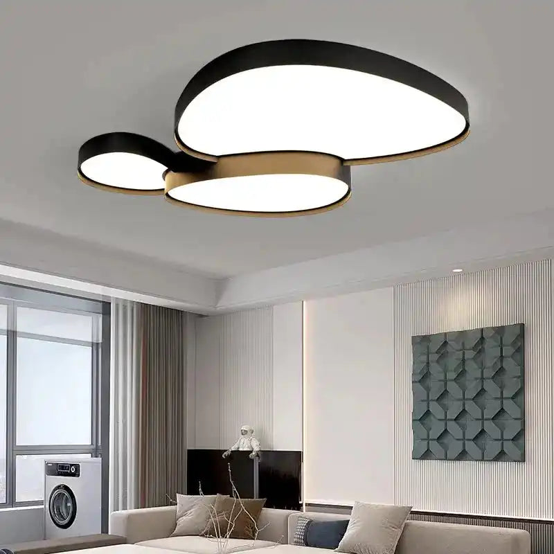 Modern Living Room LED Ceiling Lights Nordic Home Decor Indoor Bedroom Lamp Black White AC 90-260V Ceiling Chandeliers Lighting - Magic Electronics